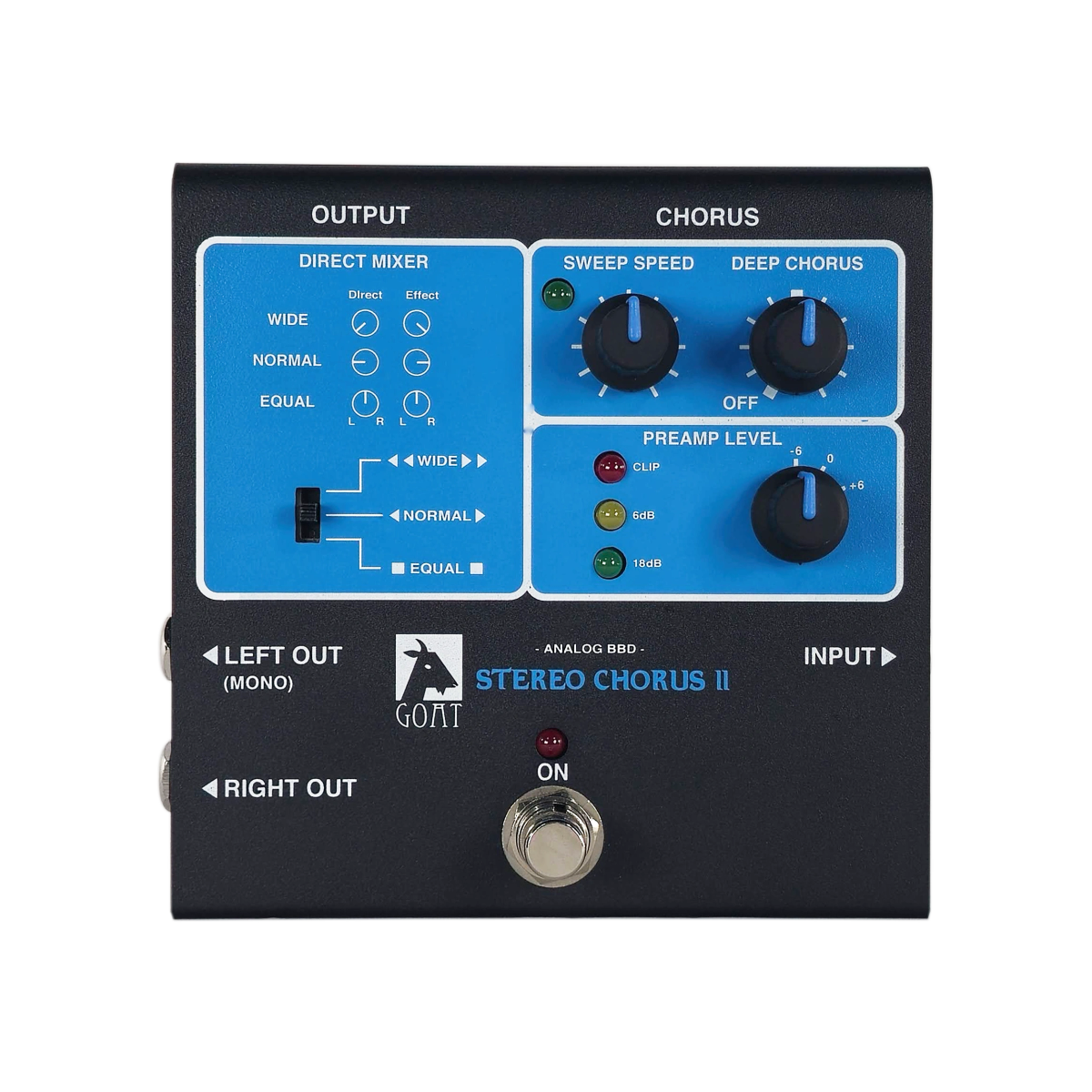 ギター GOAT BlueSeries SUSTAINOR, STEREO CHORUS rs=w:1200,h:1200